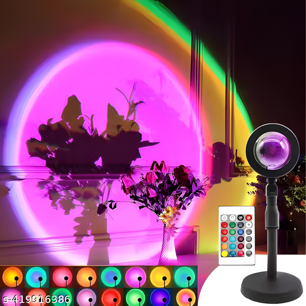 Rainbow Sunset Projection Lamp